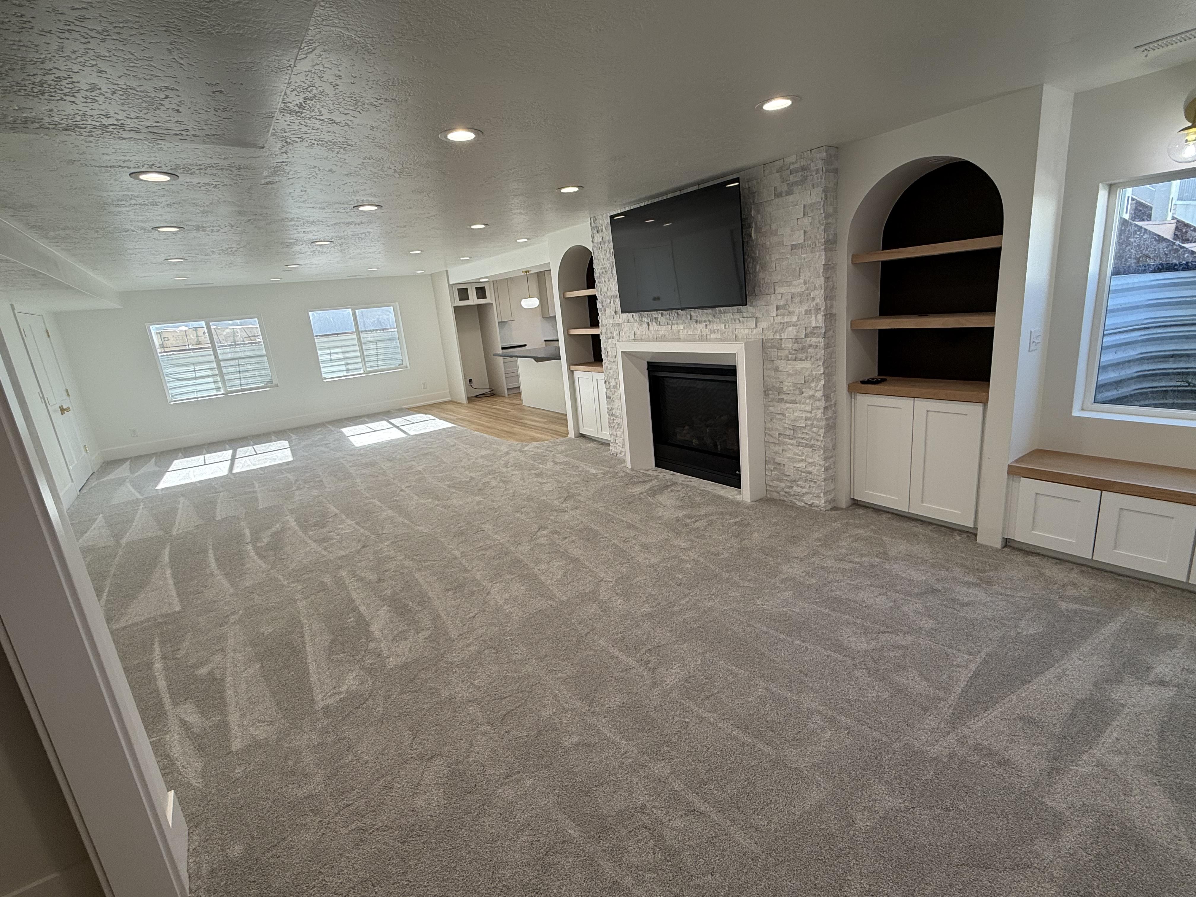 Basement living at 2156 W Thomas St in Lehi, Utah