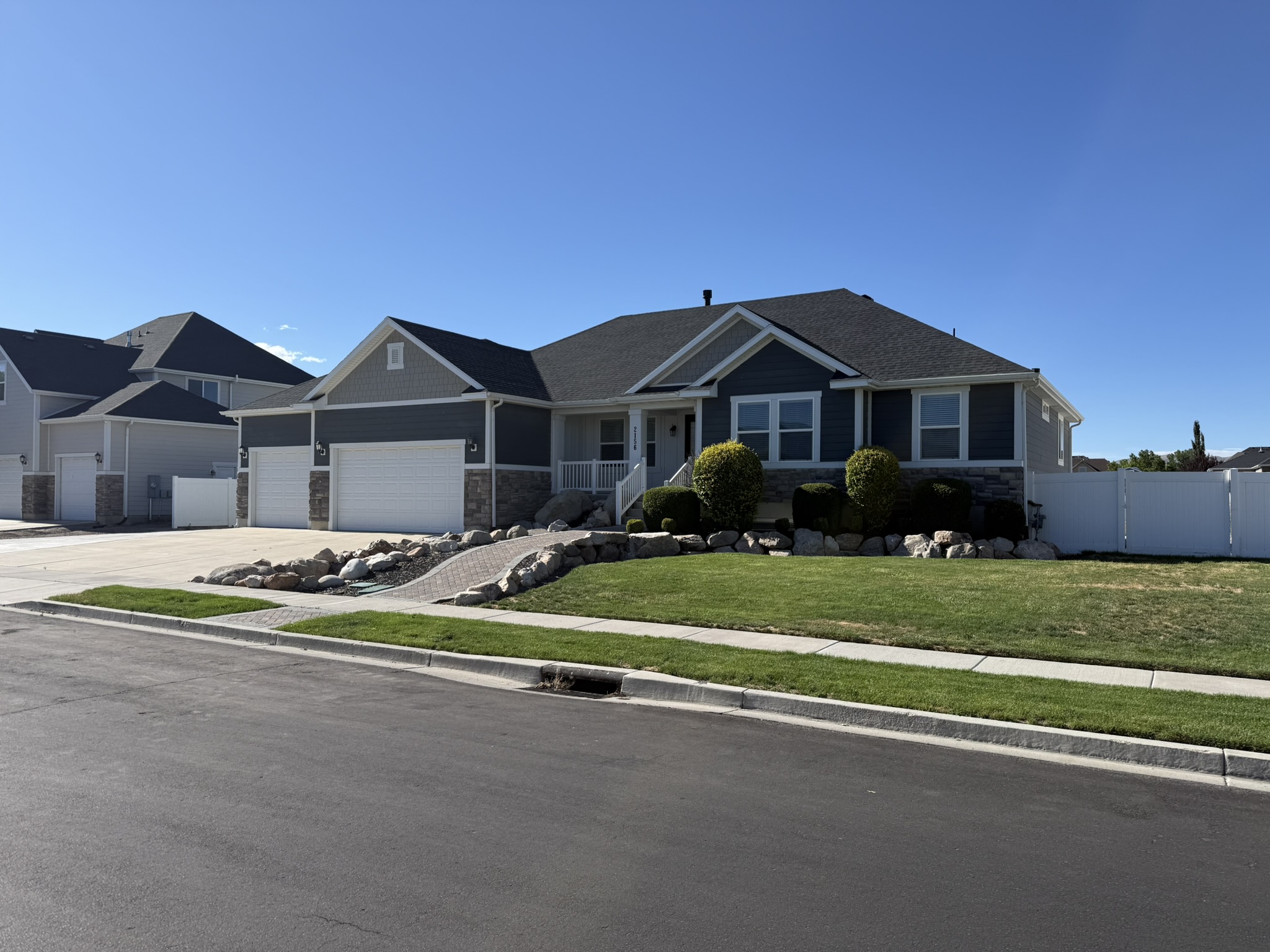 Front exterior of 2156 W Thomas St in Lehi, Utah.