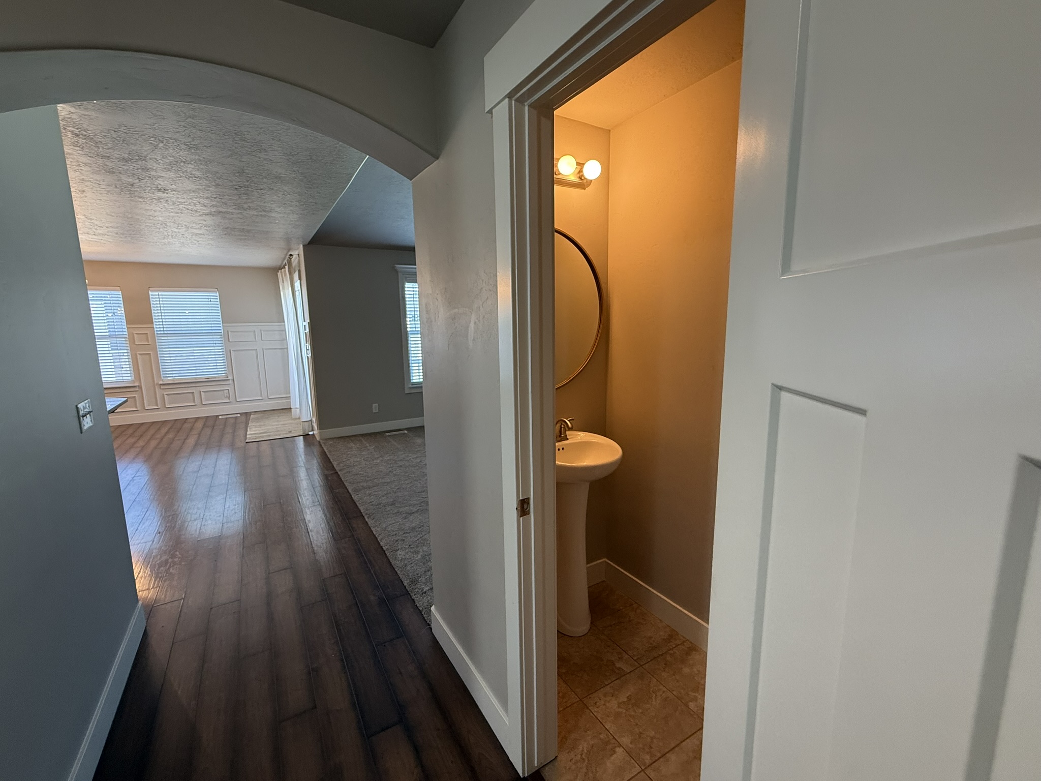Upper half bath at 2156 W Thomas St in Lehi, Utah